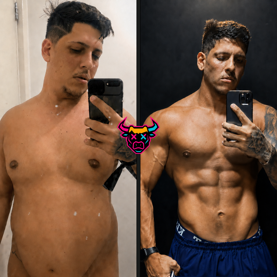Transformação 1 — antes e depois